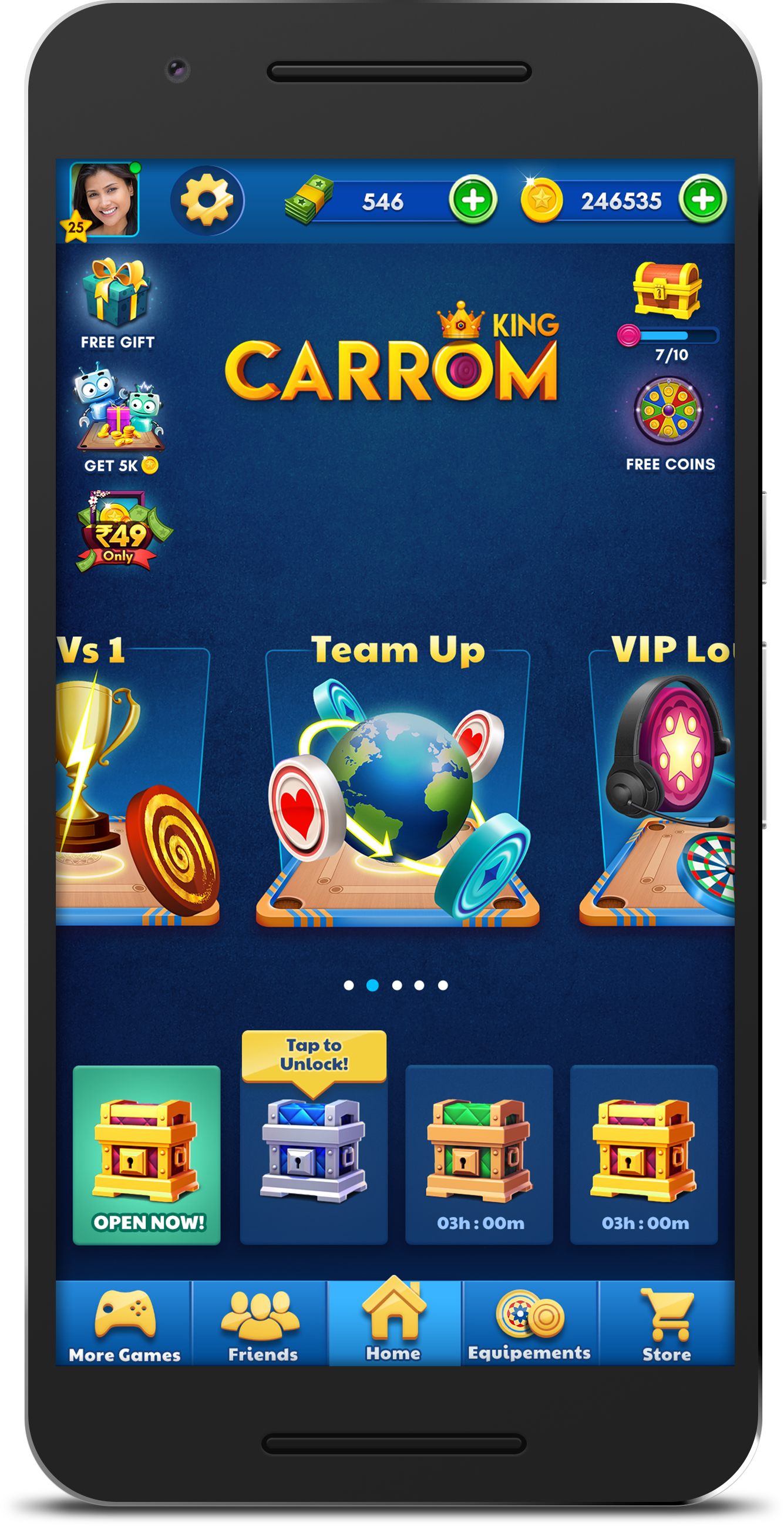 Carrom King 3D | Fun & Challenging Board Game 